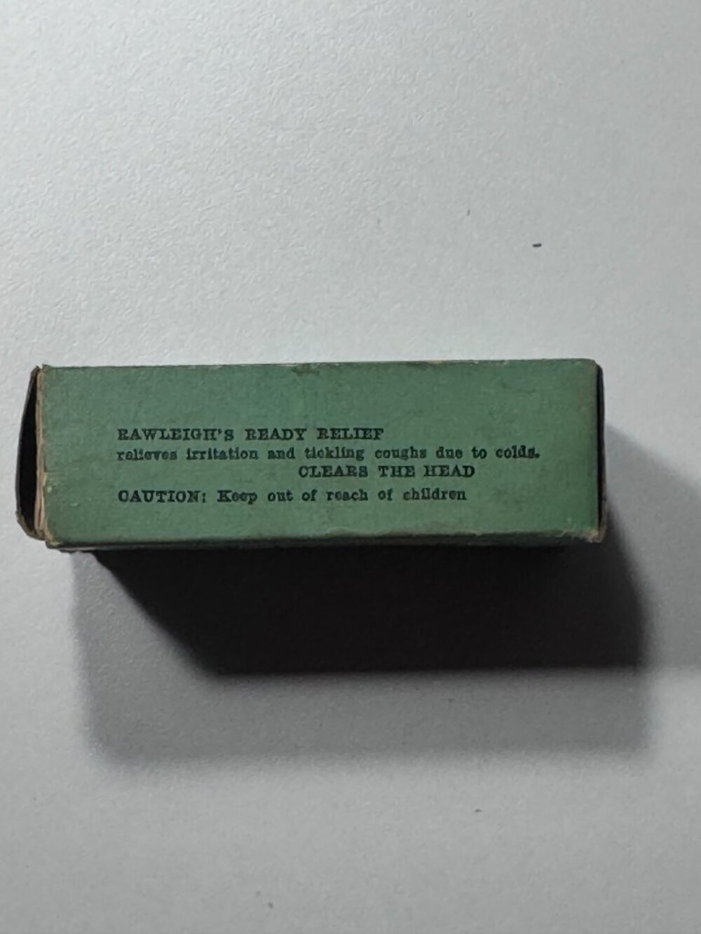 Vintage Rawleigh's Ready Relief Inhalant Bottle & Box 1940s Canada - Picture 7 of 12
